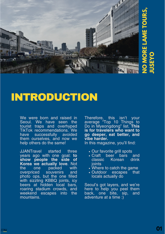 GARLIC BROS No-Lame-Tours Guide to Seoul