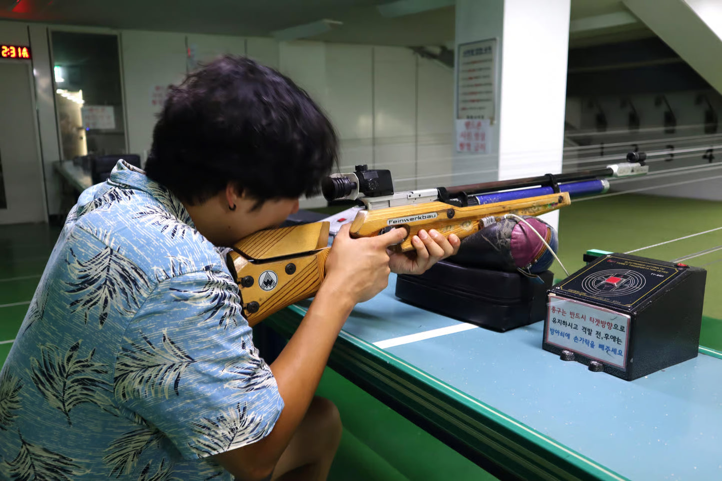 Olympic-Style Shooting & Korean Food Experience